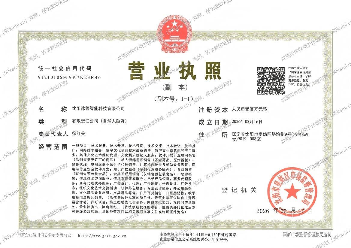 公司营业执照